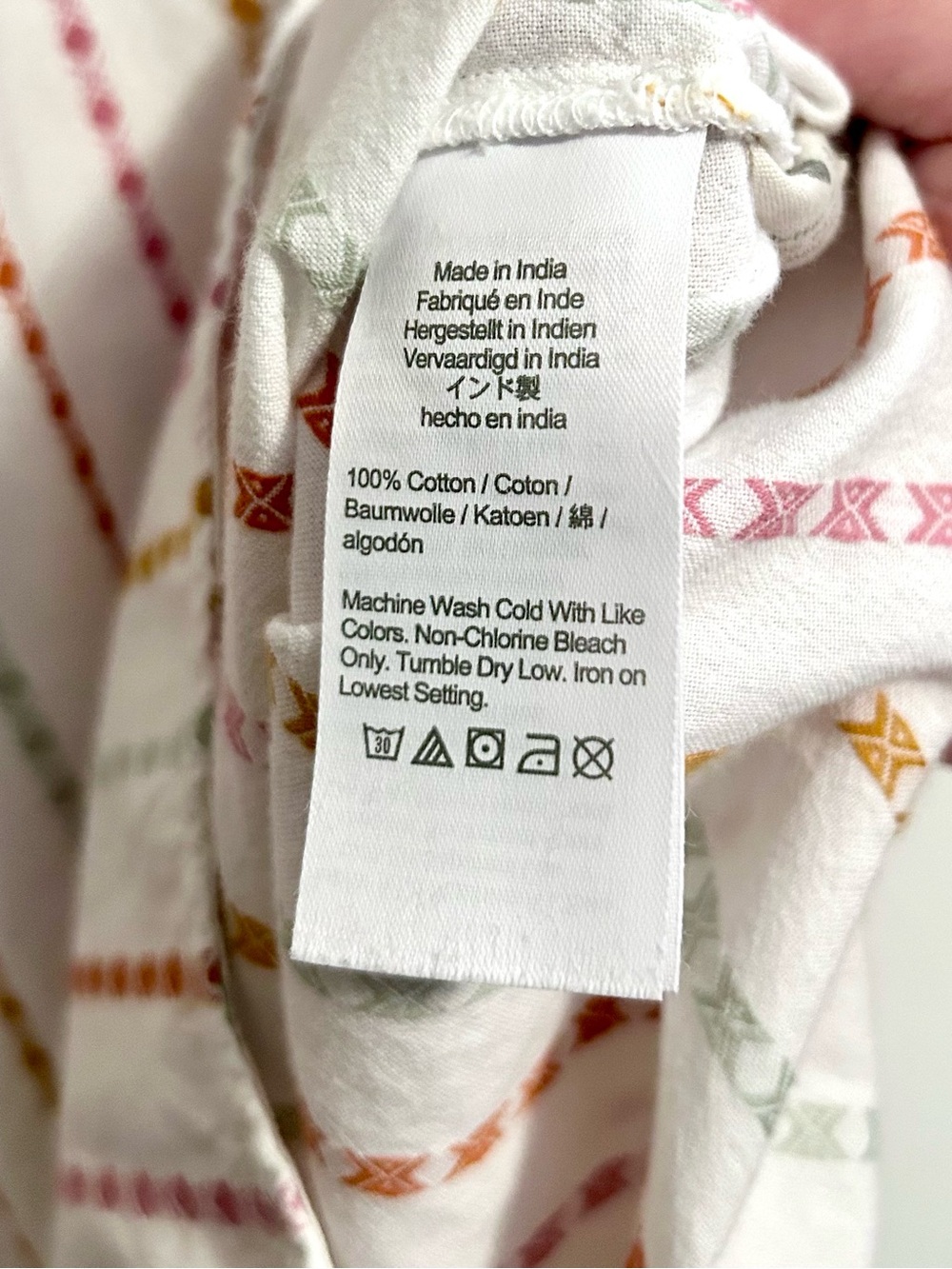 Madewell Daily Shirt in Jacquard Rainbow Stripe size L oversized button down - Picture 10 of 10